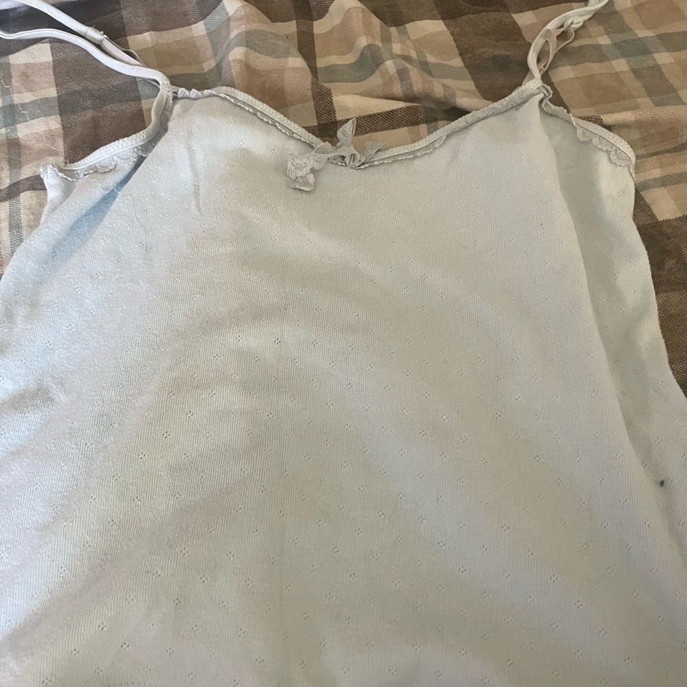 Baby blue pajama top